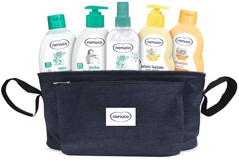 Nenuco Canastilla Regalo Bebé Recién Nacido con 2 Colonias, Jabón de Baño, Leche Hidratante, Champú y Cesta