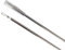 Schleuderstab/Gardinenstab aus ME-Rohr 9 mm stabil für schwere Vorhänge mit Griff + Verschlusshaken in 2 Farben (nickel glanz)