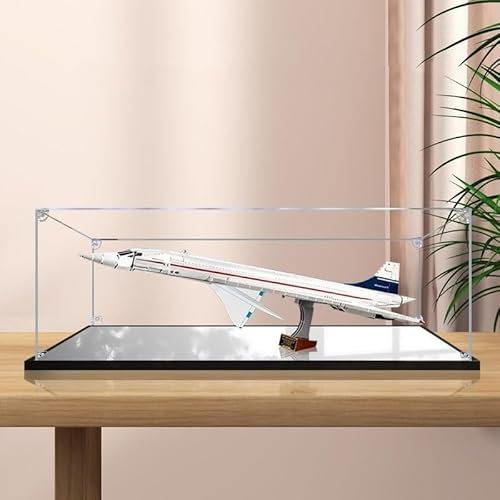 Transparente Acryl-Vitrine Für Lego 10318 Concorde, Staubdichte Vitrine Kompatibel Mit Lego 10318 (Lego-Modell Nicht Im Lieferumfang Enthalten) B,2mm
