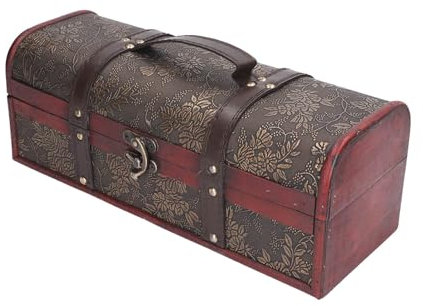 Coffret à Vin, Caisse Bois Boîte à Vin En Bois Caisse à Vin En Bois Boîte à Bouteilles De Style Rétro Deco Boîte Caisse à Vin Rangement Bouteille De Vin