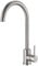 Reginox Taravo BN Single Lever Swan Neck Brushed Nickel Kitchen Mixer Tap