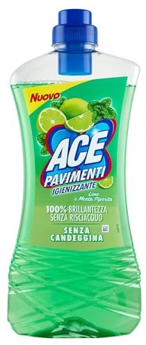 Ace Pavimenti Igienizzante Lime e Menta Piperita Senza Candeggina 1 L