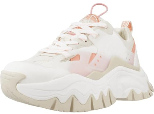Buffalo Damen Low Sneaker Trail ONE Beige Textil & Synthetik 41