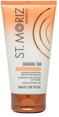 ST. MORIZ St Moriz Advanced Selbstbräunungslotion | Veganer Feuchtigkeitsspendend ohne Sonne, feuchtigkeitsspendend mit Hyaluronsäure und glänzenden Pigmenten | schafft einen natürlichen Glanz in 1-3