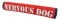 MD Gear Dog Lead Sleeve Friendly Reactive Assistance Dog In Training DO NOT PET Cover Soft Neoprene Leash Wrap (Red, NERVOUS DOG)