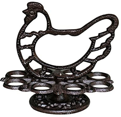 Soporte para huevos de metal de 2 niveles, dispensador de almacenamiento de huevos, expositor para 12 huevos frescos, encimeras de cocina, decoraciones
