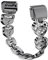 Bracelet pour femme pour Garmin Fenix 8 43 mm 7S 6S Pro 5s Plus Bracelet de montre pour Garmin Instinct 2S Bracelet en métal QuickFit 20 mm Paillettes (X3_noir, 20 mm)