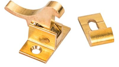 Kupferfensterschloss in Gold, 2 Stück, Zusätzliche Fensterverriegelung