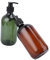 SAFIGLE 2Pièces Bouteilles de Crème Vides avec Pompe Vissée Lot de Récipients pour Gel et Shampooing Pratiques pour Voyage et Maison