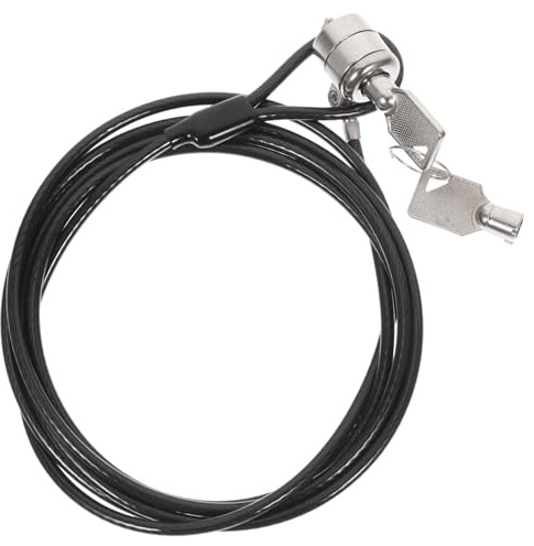 MUELODSIC Laptop Locking Cable with Keyed Clamp Style Lock Thickened Anti-theft Wire for Notebook PC Security Computer Supply Hardware for Home and Office Use