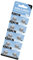 YiQinzcxg Lot de 10 piles LR921 SR927SW 1,55 V AG6 SR920SW SR69 SR921 LR920SW 280-31 V371 D371 605 touches pour montre