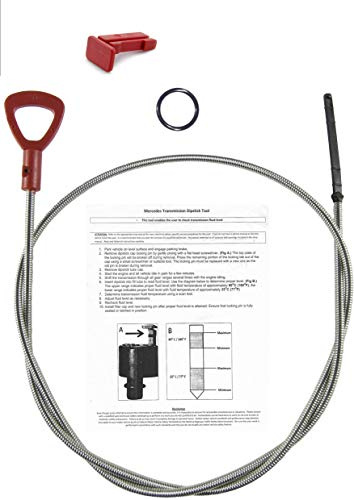 Transmission Dipstick | Fluid Tool | Kit: Instructions & Locking Pin & O-Ring for Cap | 722.6 Nag 1 | OE# 140589152100 | Compatible with Select Mercedes Benz/Sprinter