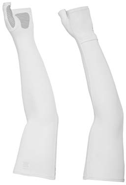 Sunday Afternoons Unisex Uvshield Cool Sleeves with Hand Cover, White, Large/X-Large
