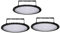 Sararoom 3 Pack 500W LED UFO Industrielampe 40000LM LED Hallenstrahler 6500K Kaltweiß LED Strahler mit 468LEDs Industrial LED Werkstattlampe 120°Abstrahlwinkel LED Deckenleuchte für Fabriken Garage