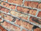 DIGI Baumwollstoff mit Ziegelwand-Effekt, rote Ziegelsteine, Wanddruck, Stoffmaterial – Harry Potter 9 3/4 Plattformvorhänge, Polster, Hintergrund, Heimdekoration – 280 cm extra breit (pro Meter)