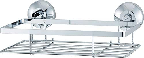 Magic Loc Universal-Ablage aus rostfreiem Edelstahl, verchromt, Wand - Befestigen ohne bohren -