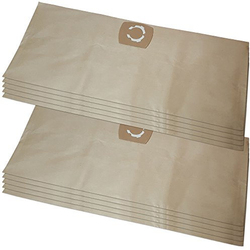 MohMus 10 Bolsas de Aspiradora para Kress 1100 NTS EA (Uni 30 Net!), 1200 NTX EA, NTS 1100 EA (Uni 30 Net!)