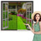 Moskitonetz Fur Fenster, Magnetisches Fenstermoskitonetz, Fliegengitter Mit Magic Tape Moskitoschutz,Ohne Bohren,Dachfenster Schiebefenster -74x31inch(190x80cm)