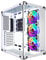 TALIUS Caja Gaming Cronos Frost. PC de Juego de Torre ATX de Cristal Templado. Incluye 3 Ventiladores Iris ARGB más centralita, 4 filtros Anti Polvo imantados (Blanco)