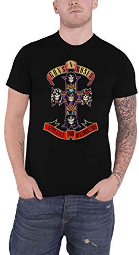 Guns N' Roses T Shirt Pistols and Roses Not in This Lifetime offiziell Herren S