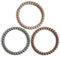 Mushie Perlen Beißringarmbänder | Zahnungshilfe für Kinder | 3er-Pack | Sichere & Hochwertige für Baby, Kleinkinder Kinder Jungs & Mädchen | BPA-Frei | Clary Sage/Tuscany/Desert Sand