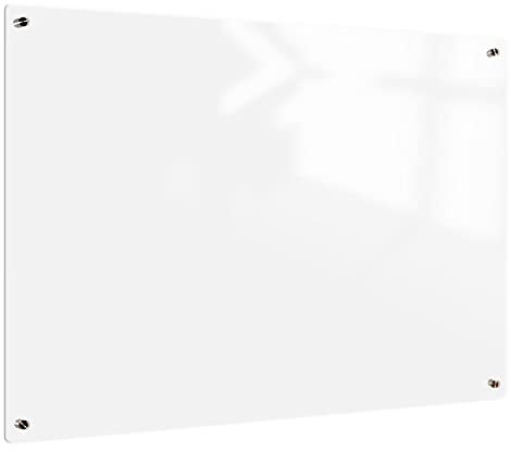 Whiteboard Glas Solid Transparent 30x45 cm | Design Whiteboard aus Glas | Transparentes Whiteboard | Design Transparentes Glasboard | Sam Creative Whiteboard