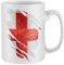 Purple Print House England Torn Mug, Rugby Gifts, England Flag Torn, English Gift, English Rugby Coffee Tea Cup, England Present For Men Women Kids, One Size, White