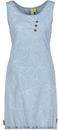 alife & Kickin Damen CameronAK DNM B Top Dress Sommerkleid Kleid, Light Denim, L