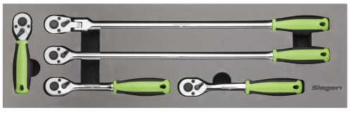 Sealey S01230 5pc 3/8 Sq Drive Ratchet Wrench Set