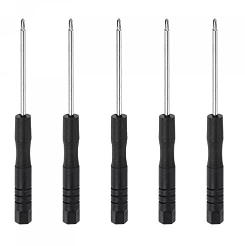 sourcing map Mini Phillips Screwdriver, 1.5mm Cross Head for Watch Eyeglasses Metal Buckle Electronics Repair, 5 Pcs