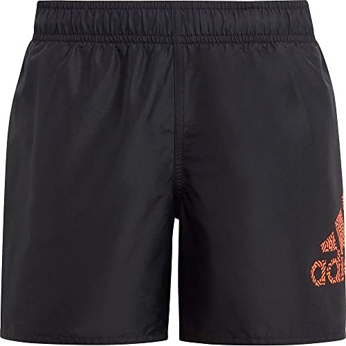adidas HR7433 BOS CLX SL Costume da Nuoto Black/App Solar Red 1112