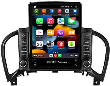 Android 11 Autolink Auto Radio Stereo GPS Navigation Fits per Nissan Juke YF15 2010-2014 Autoradio 2 DIN 9.7 Pollice Touch Screen Supporto WiFi Bluetooth GPS NAV USB Telecamera di Backup (Color : B T