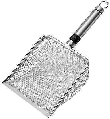 LOVIVER Pelle à litière pour Chat Pet Sifter ER Mesh Screen Cuillère fécale ER Cleaner Litter ER Tamis à Sable pour Aquarium Autres, Espacement des Mailles 5