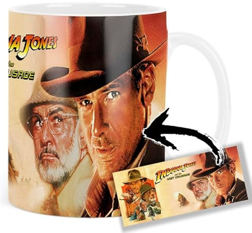 Indiana Jones And The Last Crusade Harrison Ford Sean Connery A Tasse Ceramique Mug