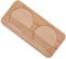 GORGECRAFT Bandeja de Madera para Molinillo de Sal Y Pimienta Bandeja de Bambú para Servir Té Soporte para Molinillo de Pimienta Molinillos Y Cocteleras Molinillo de Sal Y Pimienta Soporte