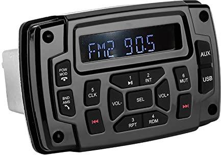 Reproductor MP3 para Barco Marino, 12V, FM, AM, Receptor Estéreo, IP66, Resistente Al Agua