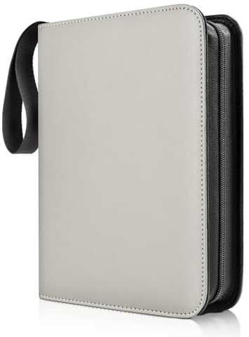 Ziyero Pokemon Sammelalbum 400 Karten, 4 Taschen 50 Seiten, Pokemon Album für Sammelkarten, Hochwertiges Wasserdicht PU Leder Card Collection Sammelheft 24 * 18 * 5.5cm