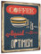 DARO Design - Wand-Bild auf 6mm HDF 30x20 cm Coffee Kaffee Spruch - Wand-Deko Bilder Geschenk Vintage-Schild Retro-Schild