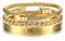 FIOROYAL 3 Stück Edelstahl-Armbänder für Herren, römische Ziffern-Armreif, verstellbares Manschettenarmband, gedrehtes Kabelarmband, Herren-Luxus-Armbänder, Schmuck, Geschenke, Gold