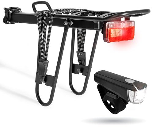 Bergsteiger Fahrrad Gepäckträger hinten, geeignet für Mountainbike, E-Bike, UVM., für 24, 26, 28 & 29 Zoll, Bergsteiger Fahrrad-Zubehör