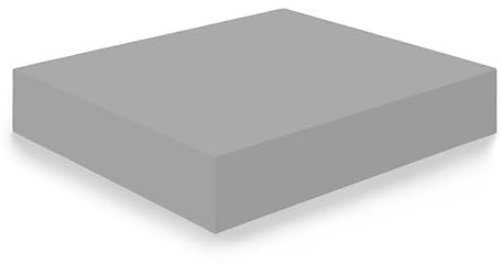 HOGAR24 ES - Plancha de Espuma Poliuretano Multiusos - Medida: 60 x 120 x 15 cm de Grosor - Dureza Media - Densidad 30 KG/m3