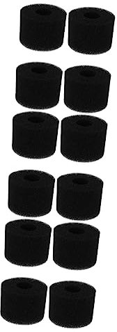 BESPORTBLE 12stücke Filter-schwammzylinder Für Poolreinigung Wiederverwendbar Flexibel Und Durchlässig Für Wasserqualität Schwimmbädern Und Heißen Quellen