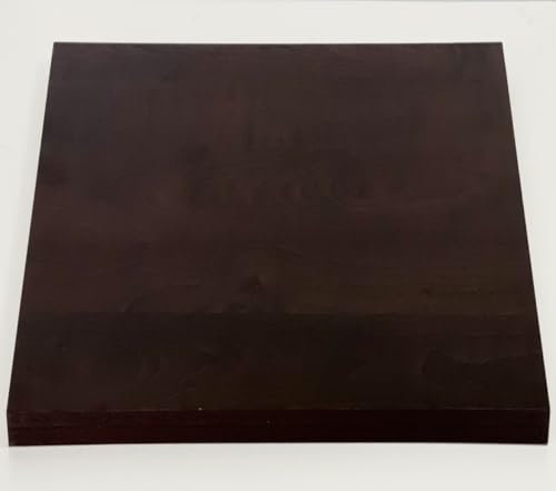 Dekoleidenschaft Regalboden Premium in 3 Farben & 2 Größen, Regalboden Holz Regalbrett Wandboard (Tabak, 39x37 cm)