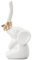 Dokeno Ringhalter, Elefanten Geschenke Porzellan Elefant Ringständer Schmuckhalter Elefant Ringhalter Schmucktablett Ring Holder Necklace für Frauen, Hochzeit Verlobung Weihnachten Geschenke