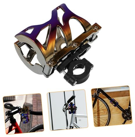 SOLUSTRE Porte-gobelet De Voiture Guidon Porte-gobelet Vélo Porte-gobelet pour Guidon De Vélo Porte-gobelets De Vélo pour Boissons Vélo Porte-gobelet Guidon Porte-gobelet VTT Plastique