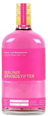 Berliner Brandstifter - Berlin Pink Dry Gin (1 x 700ml)