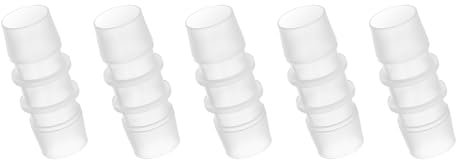 PATIKIL Embouts de Tuyau en Plastique de 3/4 x 3/4,5 pièces Raccords de Tuyau en Vrac à par Le connecteur de Tuyau Barbed Splicer Mender Joint pour Aquarium Carburant gaz Liquide air