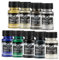 LM-Kreativ Metallika for Artists 9x50ml - Set Luxe - Metallic Acrylfarbe/Bastelfarbe. Für kreative Projekte auf Holz, Leinwand, Keramik. Hochdeckend, lichtecht. Für Künstler und Bastler