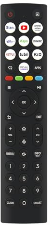 Replacement Voice Remote Control ERF2AK36, Fit for Hisense TV 4K Ultra HD Smart TV 32A5NQTUK 75A6NTUK 50A6N 75A6N 43A72NQ 50A72NQ 55A72NQ 65A72NQ 43A72KQ 50A72KQ 55A72KQ 75A72KQ 65E7NQTUK