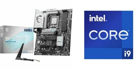 MSI B860 Gaming Plus WiFi Mainboard + Intel® Core™ i9-14900KF Prozessoren 24 cores
